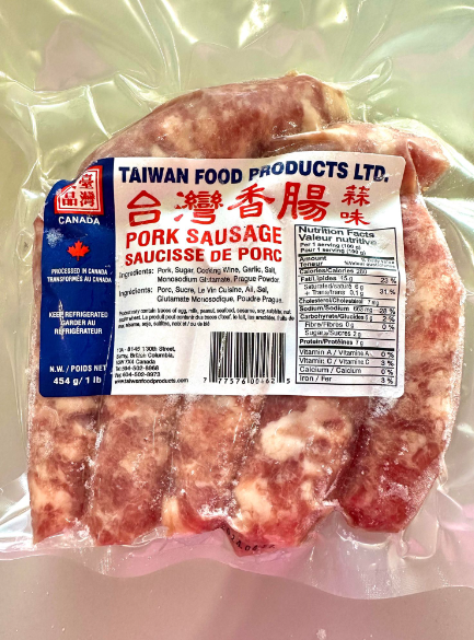 TWF Pork Sausage (Garlic) (454g x 30 bags)